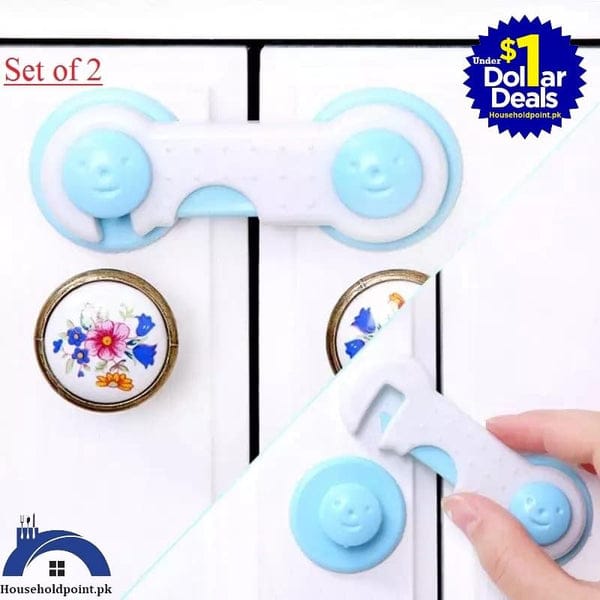 3-Pcs Multi Purpose Baby Safety Lock